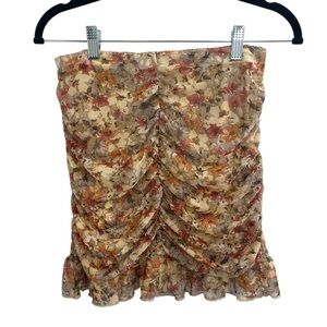 NWT Sage The Label Floral Mini Skirt